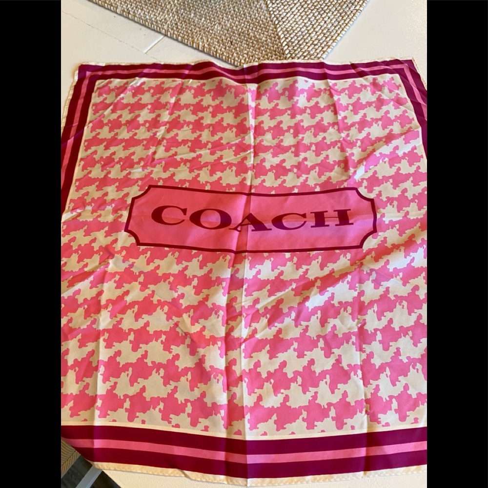Silk Coach scarf
